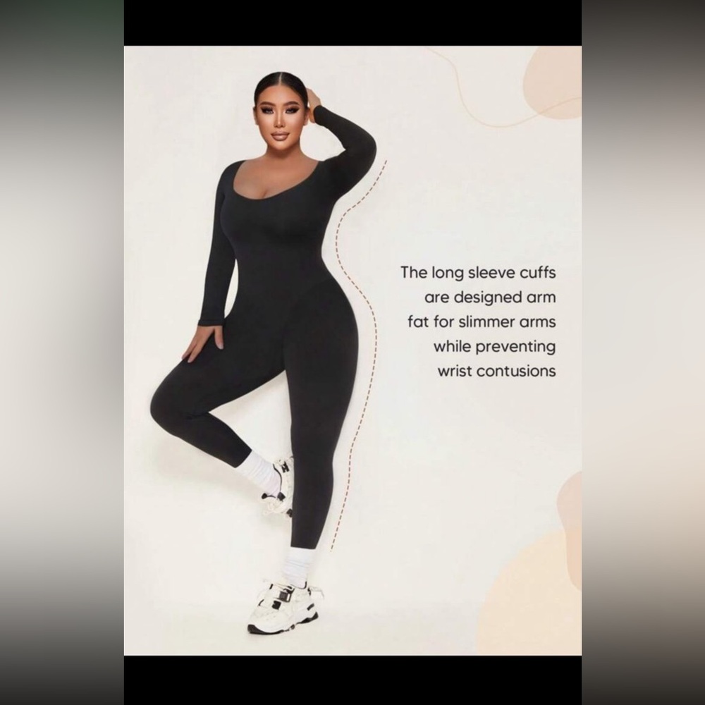 Black compression body suit brand new